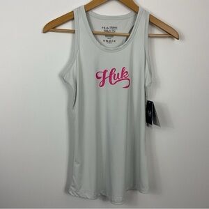 Huk Script Pursuit Racer Tank Top Womens XS